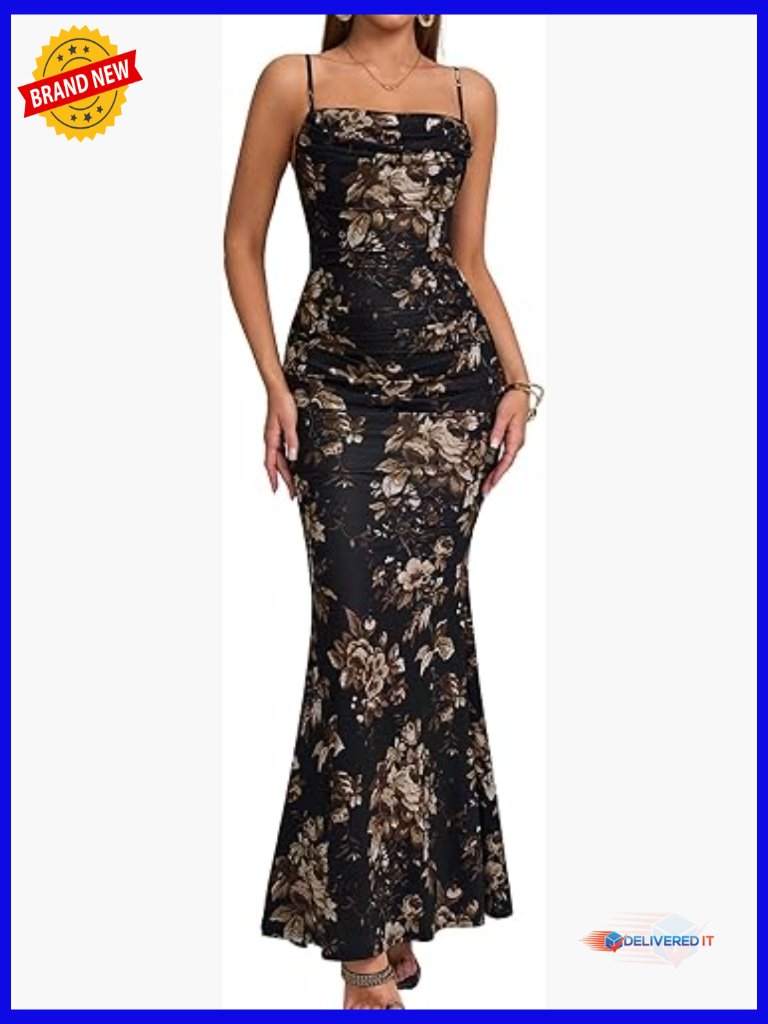 Sleeveless Bodycon Corset Maxi Dress Formal Evening Wedding Guest